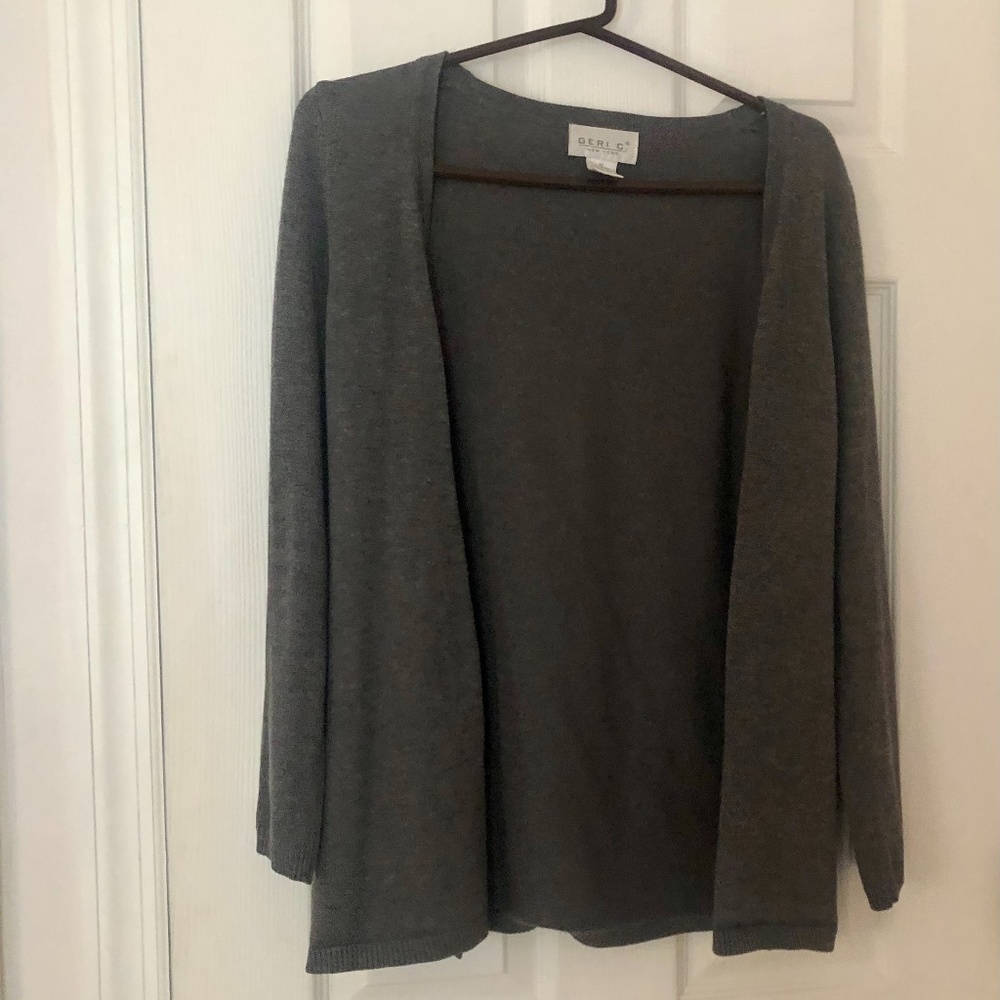 Geri C. Grey Cardigan